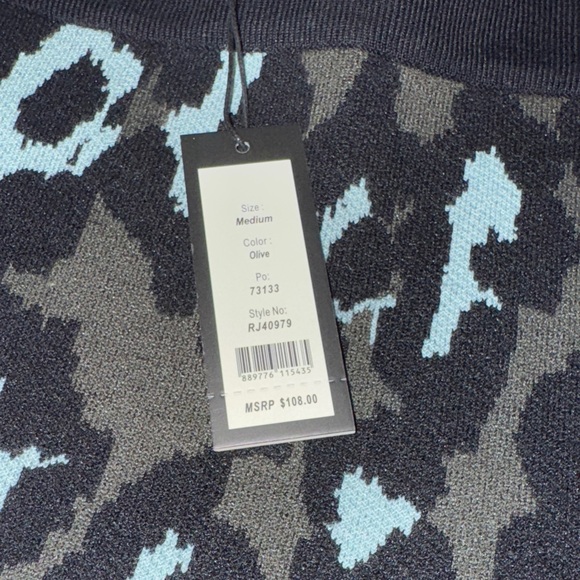 NEW Romeo & Juliet Couture Olive and Black Leopard Pencil Skirt Size Medium - Picture 3 of 7